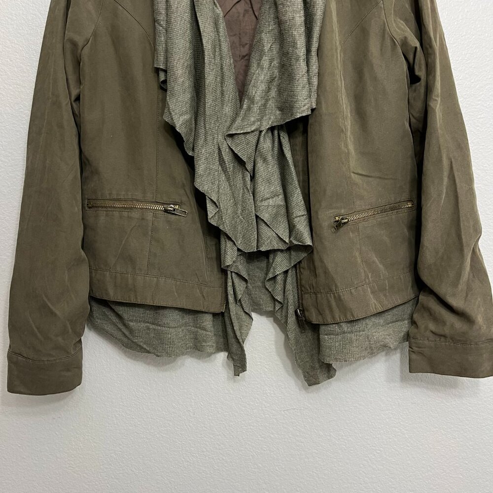 Mystree Layered Ruffle Jacket Size Small Women's … - image 3